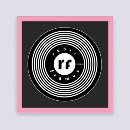 Pink Record Disc Frame