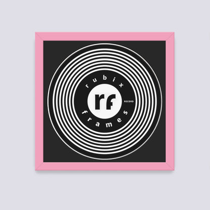 Pink Record Disc Frame