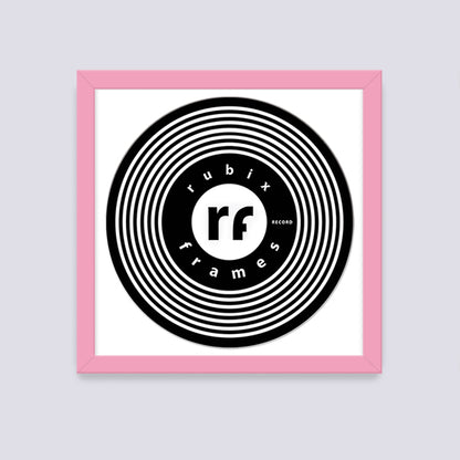 Pink Record Disc Frame