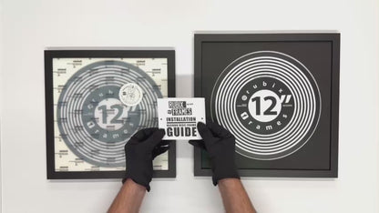Black Record Disc Frame