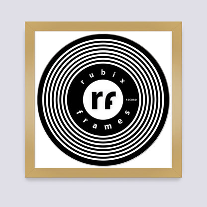 Gold Vinyl Record Frame