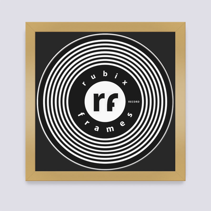 Gold Vinyl Record Frame