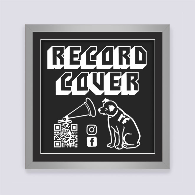 Silver Record Cover Frame