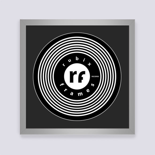 Silver Record Disc Frame