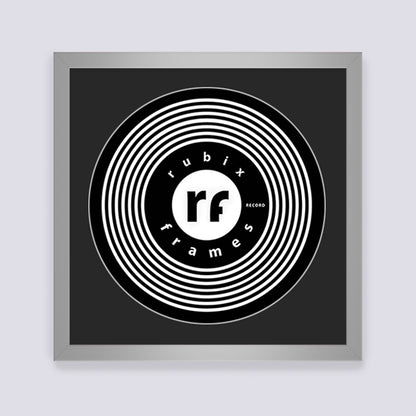 Silver Record Disc Frame