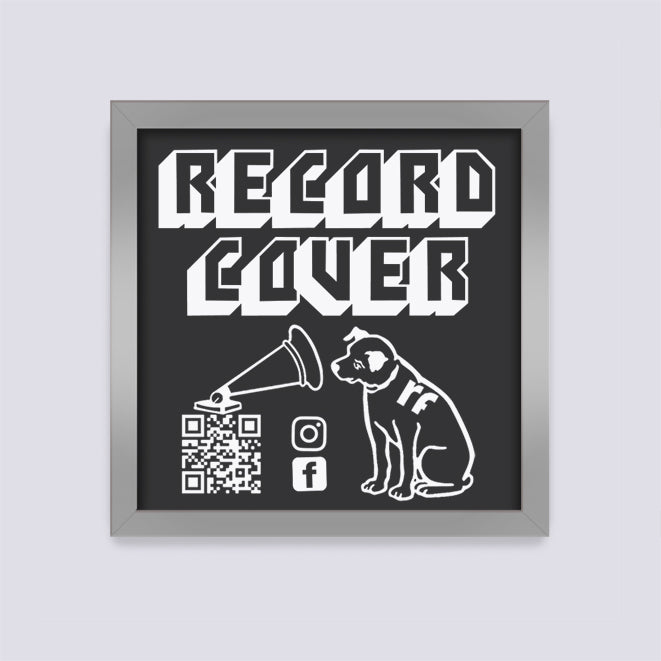 Silver Record Cover Frame