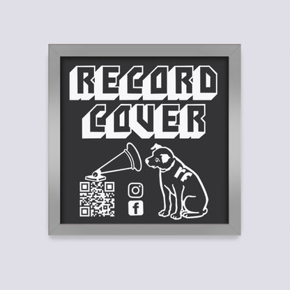 Silver Record Cover Frame