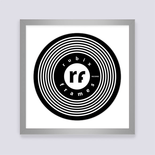 Silver Record Disc Frame