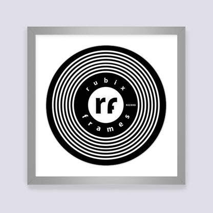 Silver Record Disc Frame