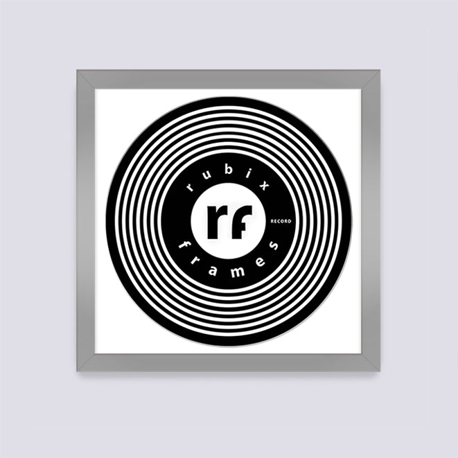 Silver Record Disc Frame