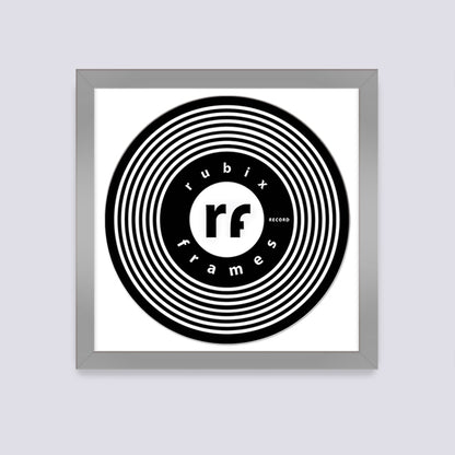 Silver Record Disc Frame