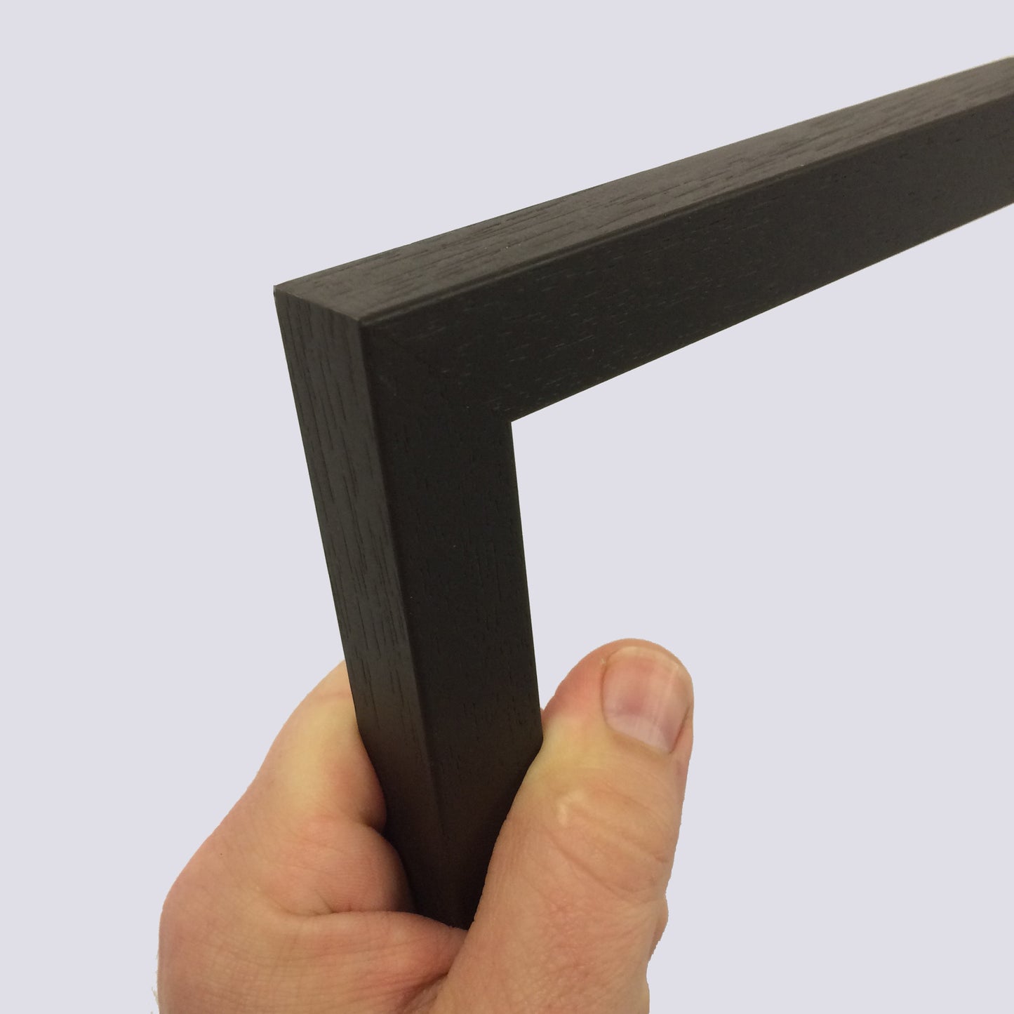 Black (Wood Grain) CD Single or Double Frame