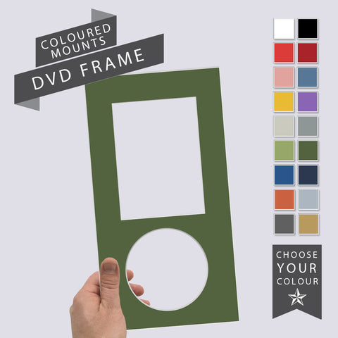 Add a Coloured Mount: DVD