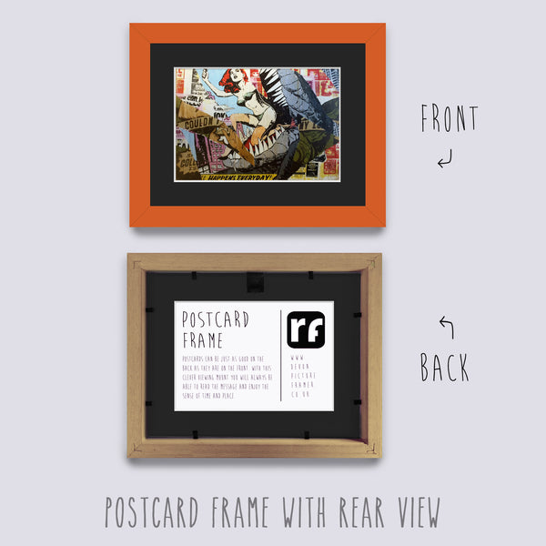 Orange Postcard Picture Frame