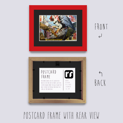 Red Postcard Picture Frame