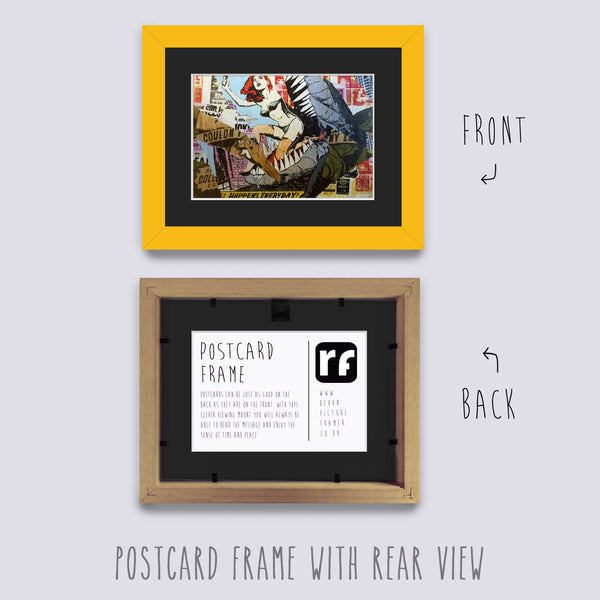Yellow Postcard Picture Frame
