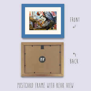 Blue - Light Postcard Picture Frame