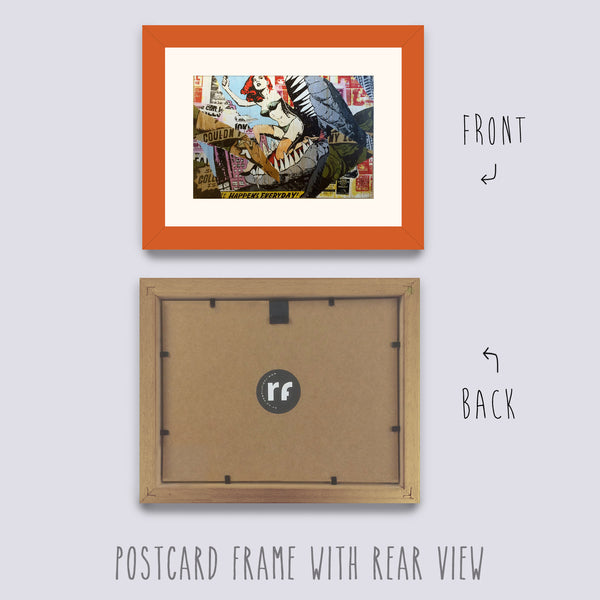Orange Postcard Picture Frame