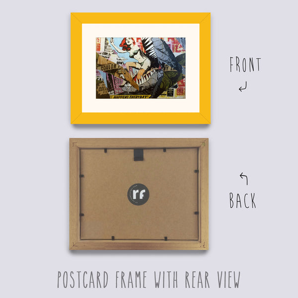 Yellow Postcard Picture Frame