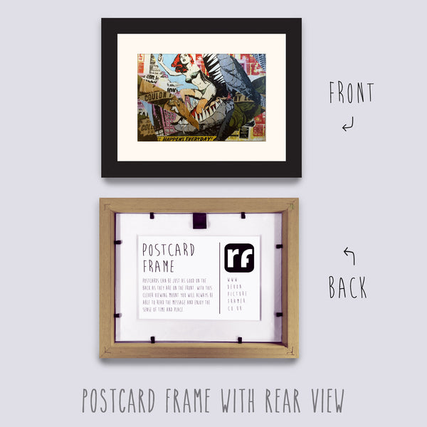 Black Postcard Picture Frame