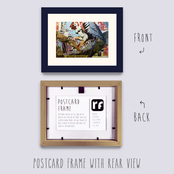 Blue - Dark Postcard Picture Frame