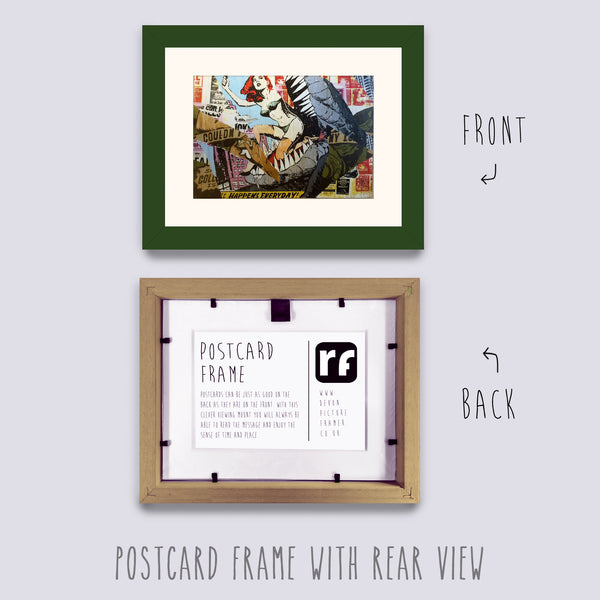 Green - Dark Postcard Picture Frame