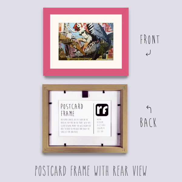 Pink Postcard Picture Frame