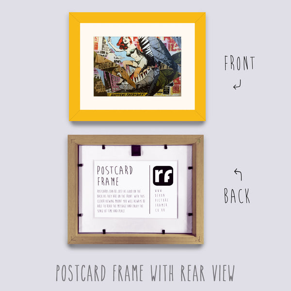 Yellow Postcard Picture Frame