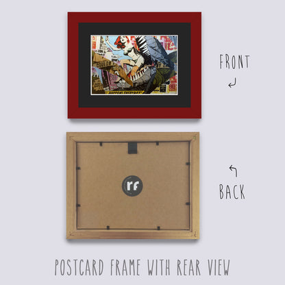 Red (Dark) Postcard Picture Frame