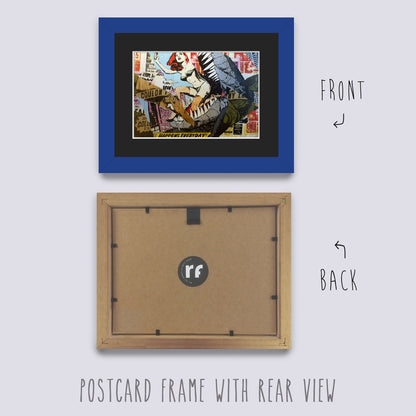 Medium Blue Postcard Picture Frame