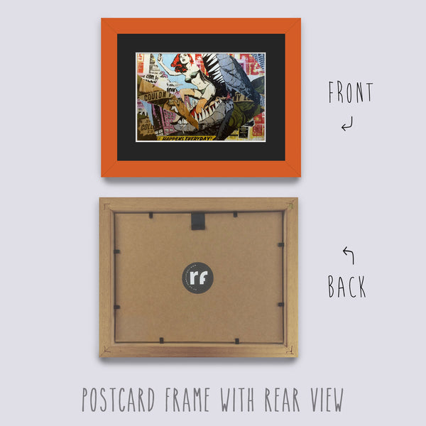 Orange Postcard Picture Frame