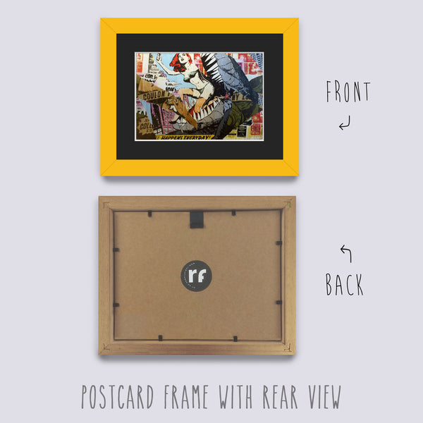 Yellow Postcard Picture Frame