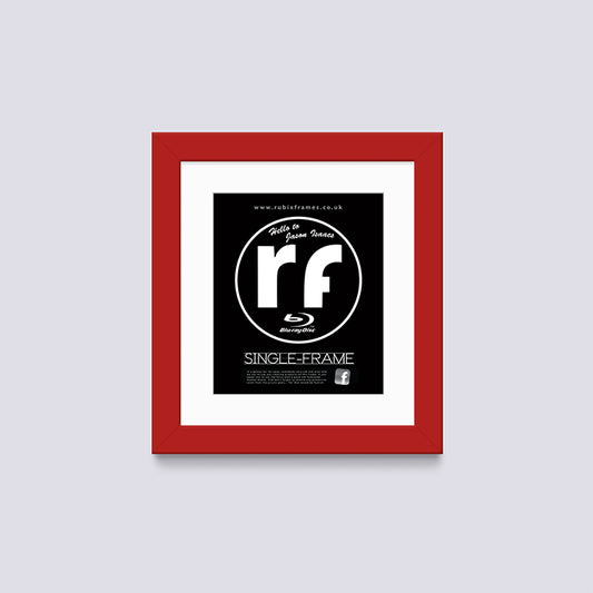 Dark Red Blu-ray Single Cover Frame