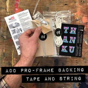 ADD PRO-FRAME BACKING