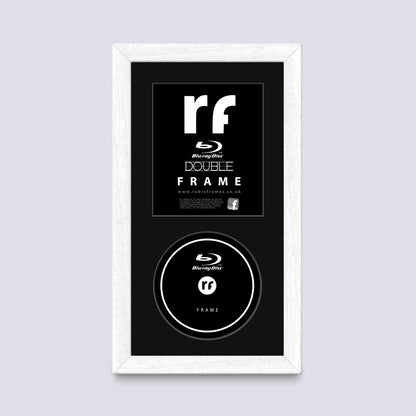White (Wood Grain) Blu-ray Frame