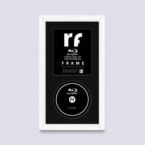 White (Wood Grain) Blu-ray Frame
