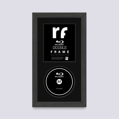 Grey - Dark (Wood Grain) Blu-ray Frame