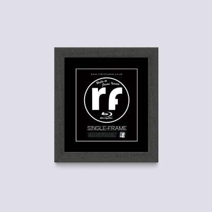 Grey - Dark (Wood Grain) Blu-ray Frame