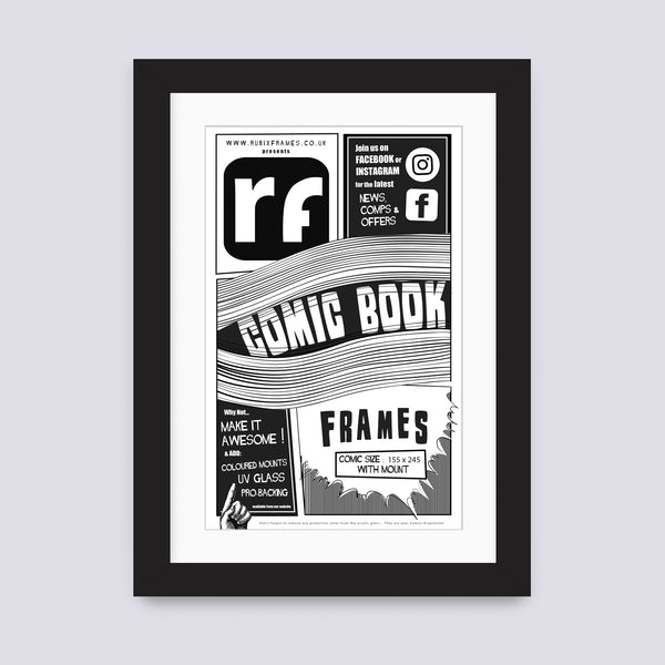 Black Comic Book Frame