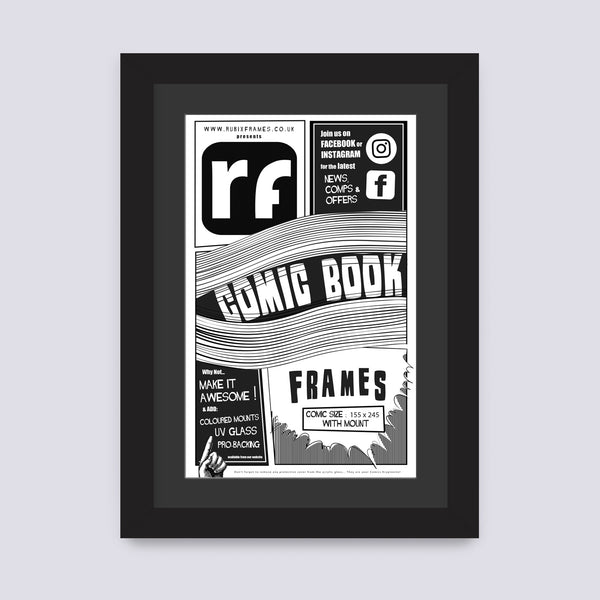 Black Comic Book Frame