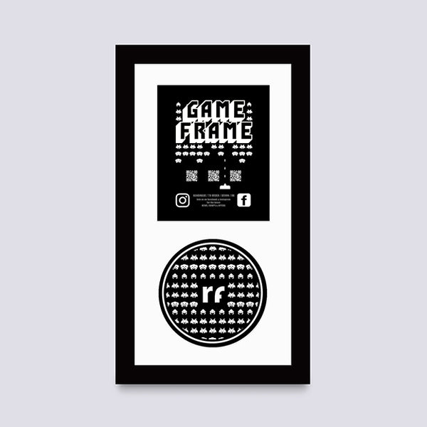Black PLAYSTATION Frame