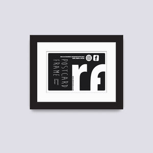 Black Postcard Picture Frame