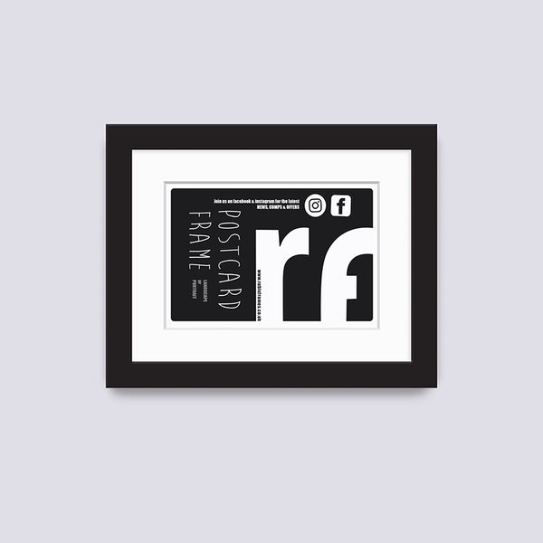 Black Postcard Picture Frame