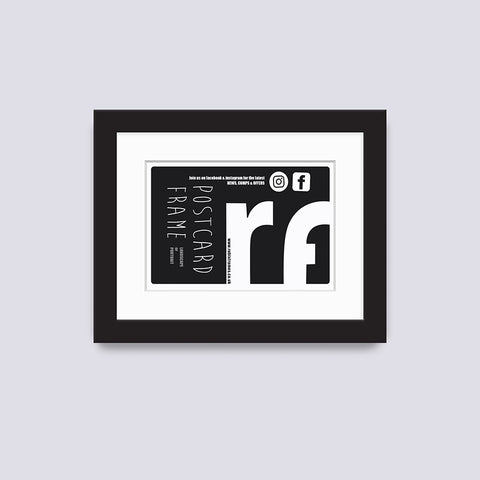 Black Postcard Picture Frame