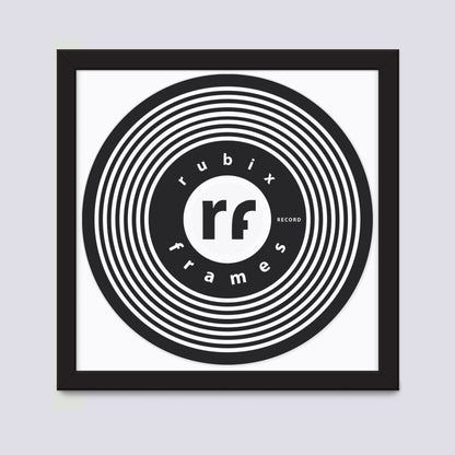Black Vinyl Record Frame