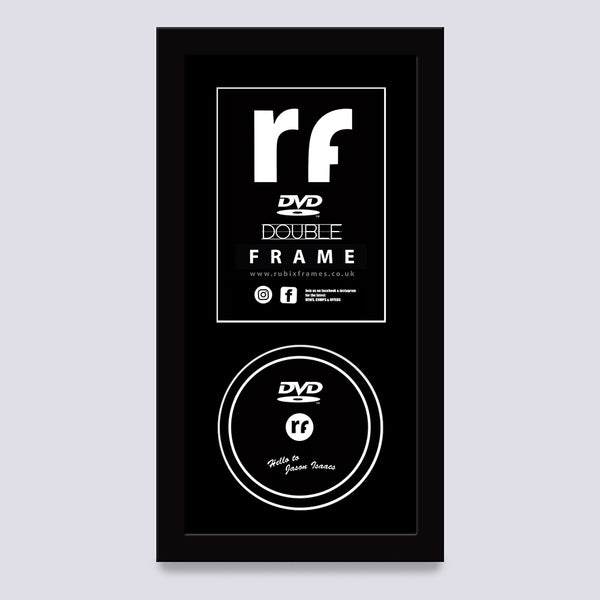 Black DVD Single or Double Frame