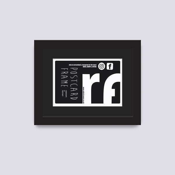 Black Postcard Picture Frame