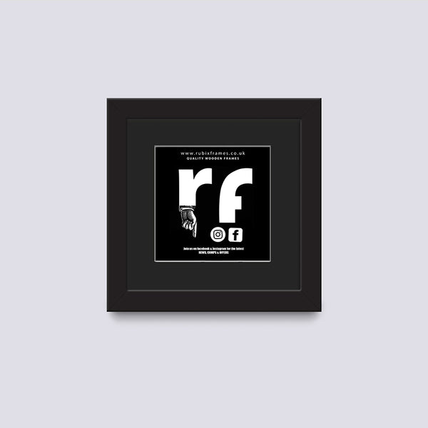 Black CD Single or Double Frame