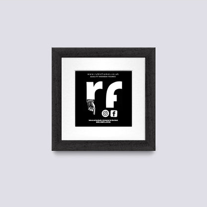 Black (Wood Grain) CD Single or Double Frame
