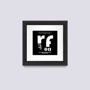 Black (Wood Grain) CD Single or Double Frame